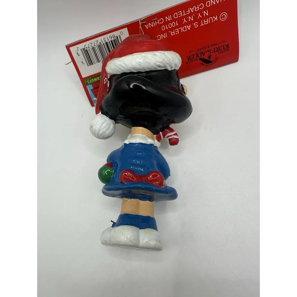 PEANUTS Kurt Adler 1990s Christmas Ornaments lot - Charlie Brown Lucy Snoopy‎
